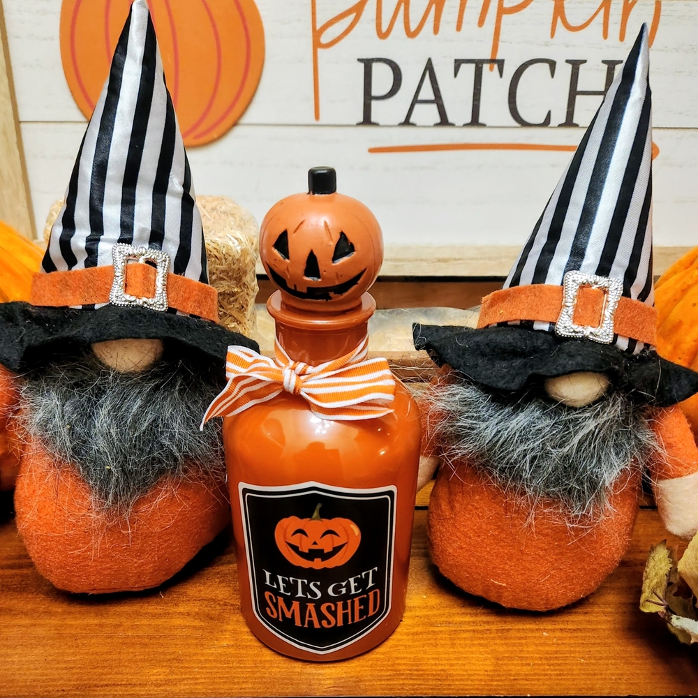 Halloween Gnome Decor Set